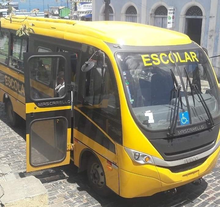 SÃO FÉLIX: Prefeitura adquiri mais um Ônibus Escolar, que vai reforçar a frota de veículos da Secretaria de Educação.