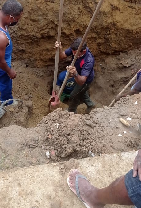 Muritiba: Homens são soterrados em obra no bairro H