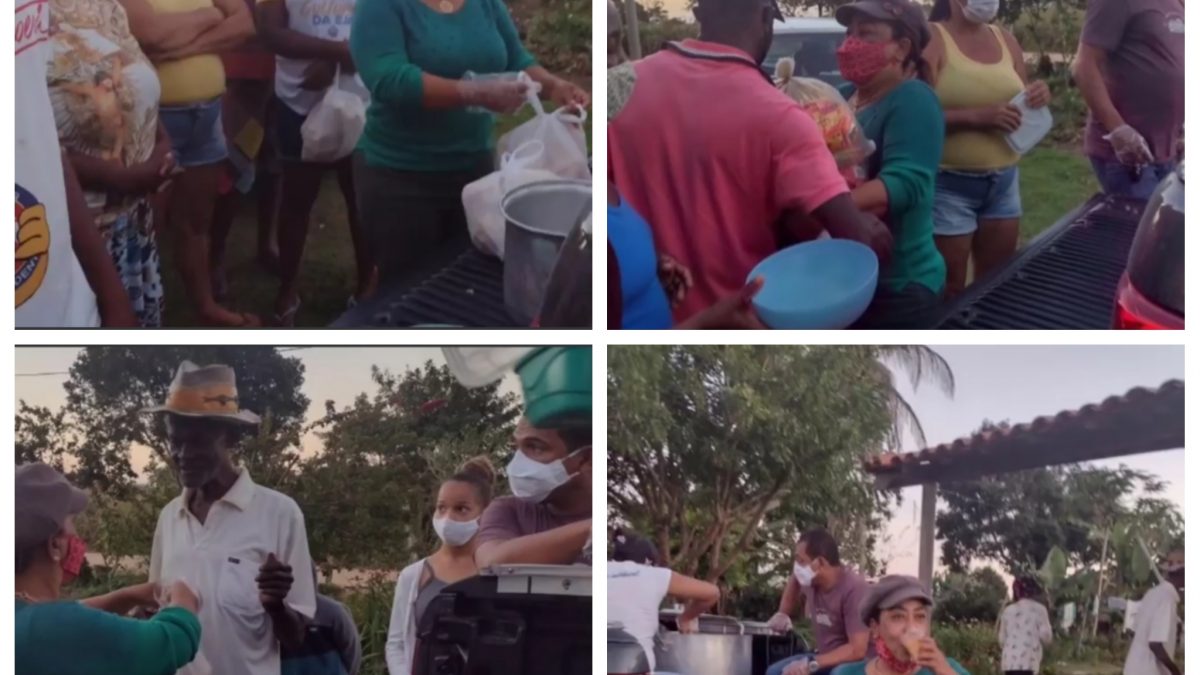 MURITIBA: Projeto Sopão solidário da ex-vereadora Mãe Mara segue avançando a todo vapor, hoje chegou em mais duas localidades, Laranjeiras e Baixa Pequena!
