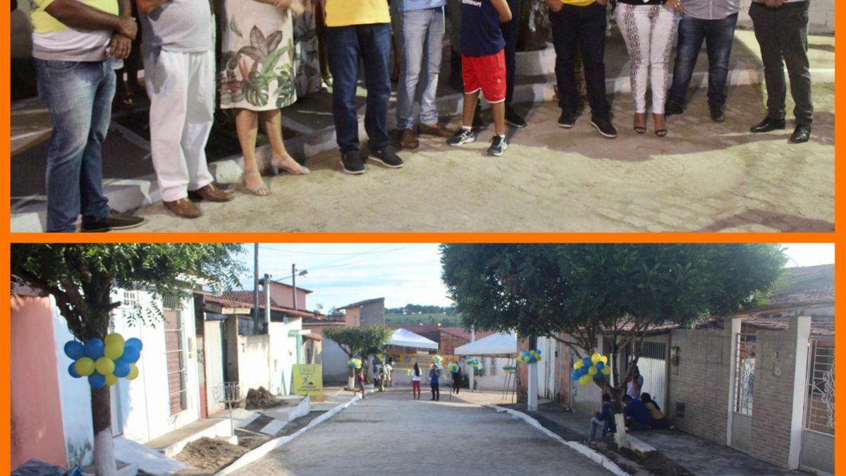 CRUZ DAS ALMAS: Prefeitura entrega obra de pavimentação e drenagem na Fonte do Doutor