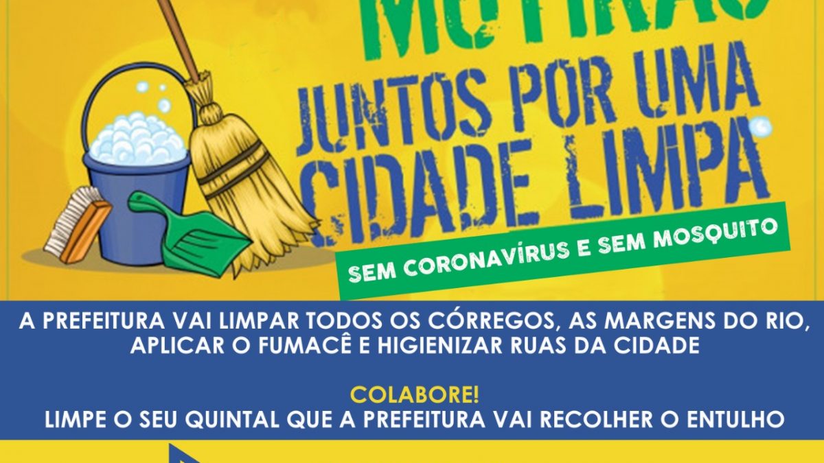 Prefeitura de São Félix realiza Mutirão de limpeza na cidade