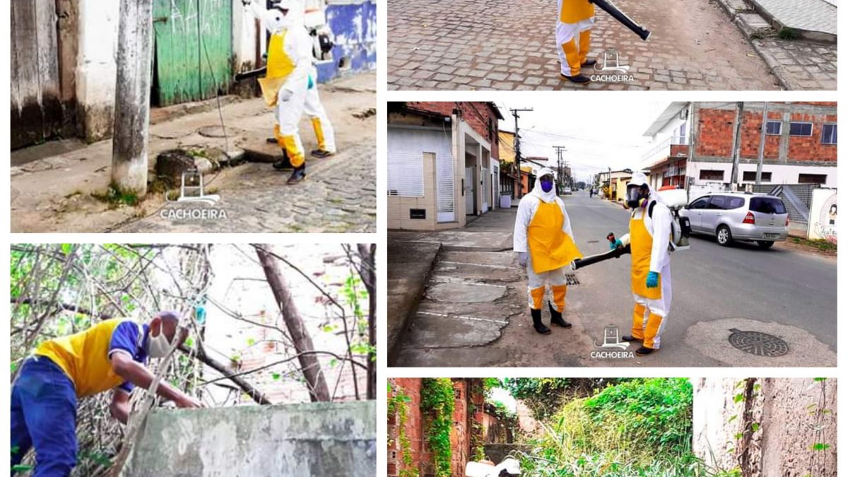 CACHOEIRA:Agentes de Endemias em ação contra o mosquito Aedes Aegypti!