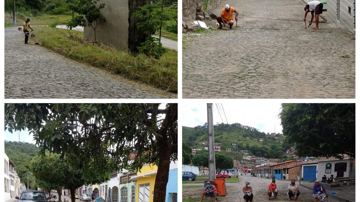 SÃO FÉLIX: Prefeitura realiza limpeza nas ruas da cidade.