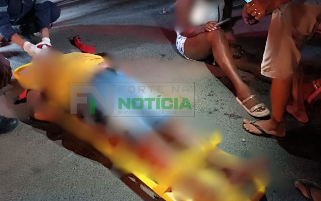 Acidente com moto deixa homem e mulher feridos em Governador Mangabeira