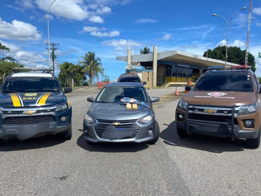 Saj: com cocaína dentro de porta-malas, PRF e PMBA prendem motorista na BR 101